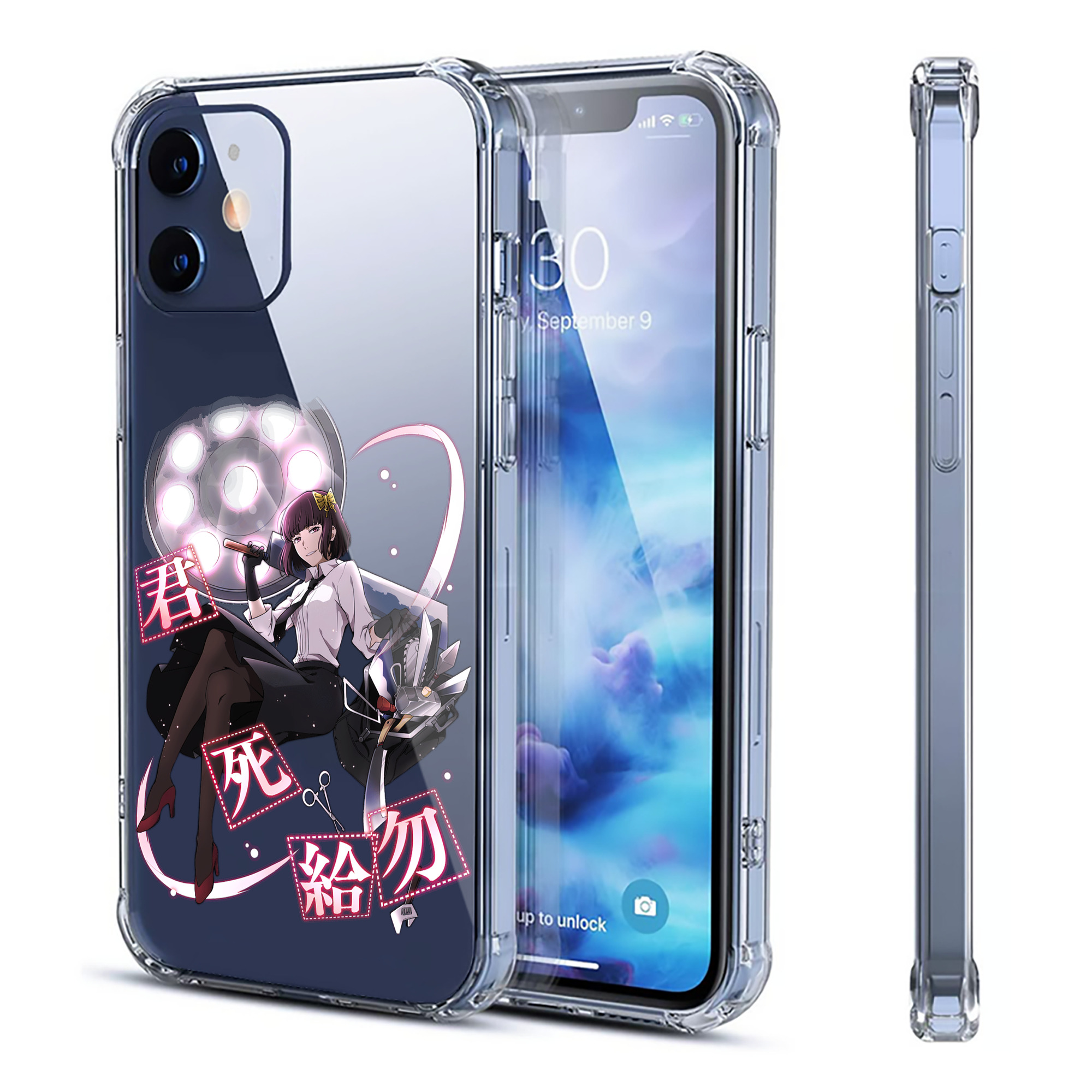 （画像用） 文豪ストレイドッグス Bungo Stray Dogs 【iPhone 12シリーズ対応】透明スマホケース（クリアソフトケース）